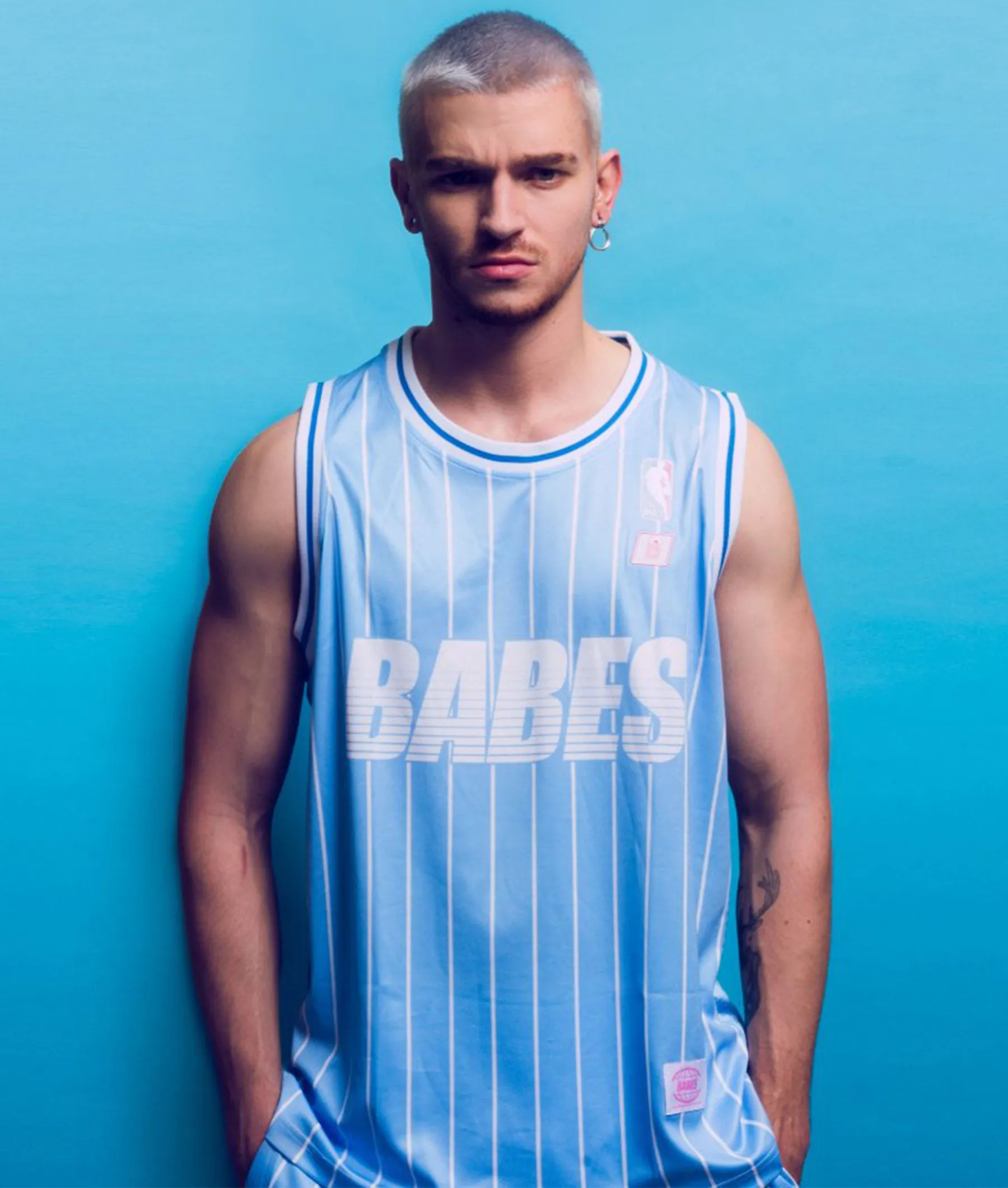 BABES BLUE BASKETBALL VEST