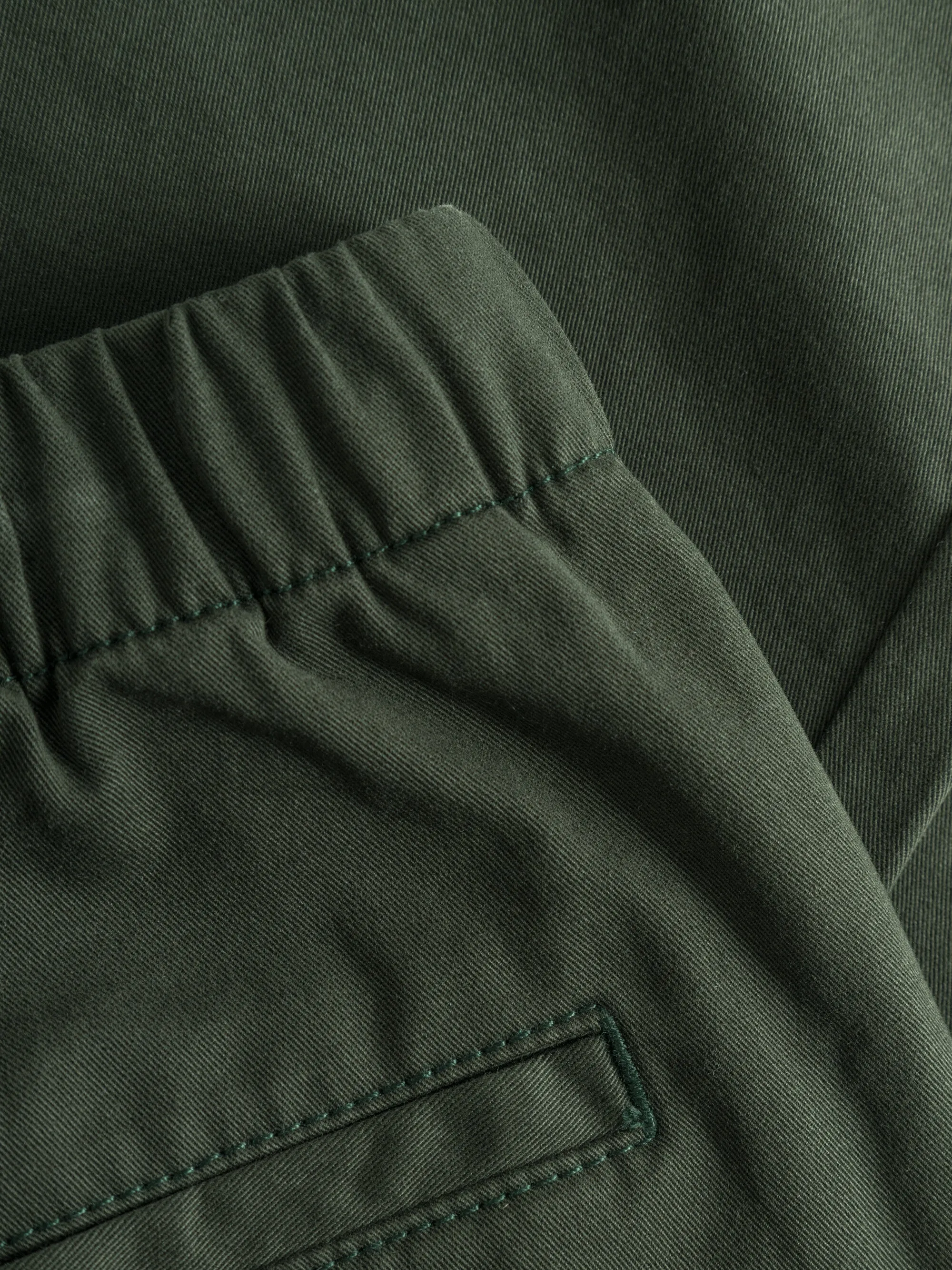 Baggy twill pant belt details - Forrest Night