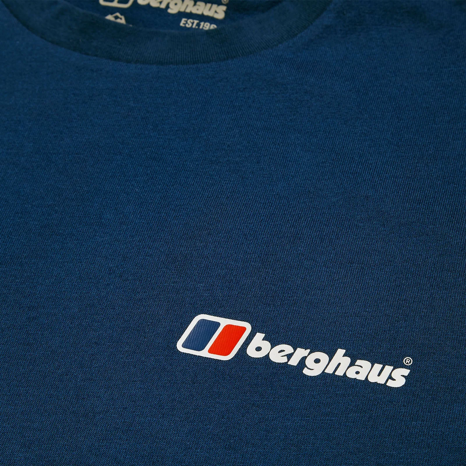 Berghaus Mens Organic Front & Back Logo Cotton T-Shirt