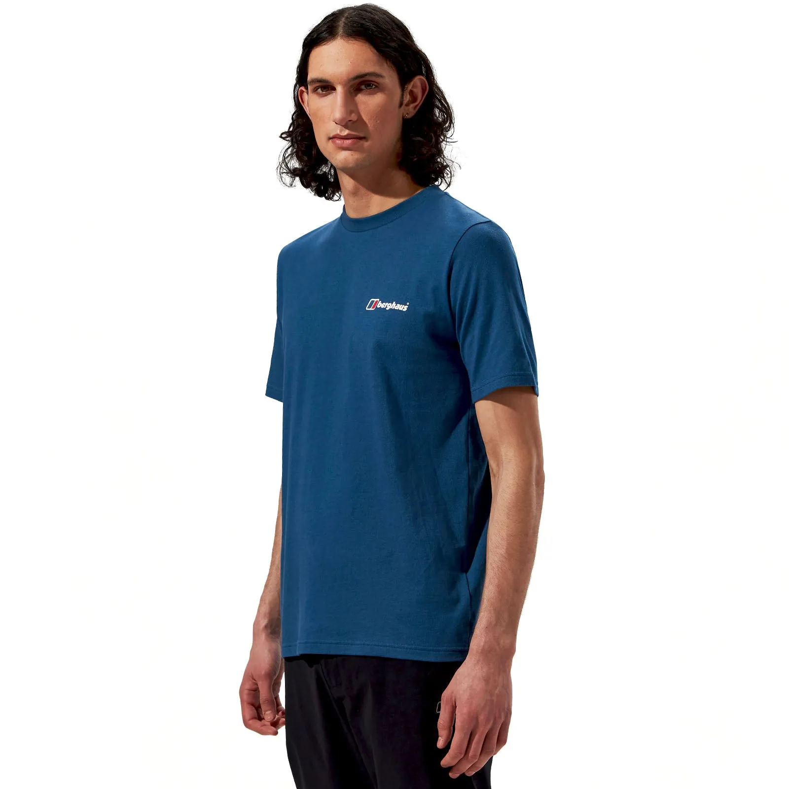 Berghaus Mens Organic Front & Back Logo Cotton T-Shirt