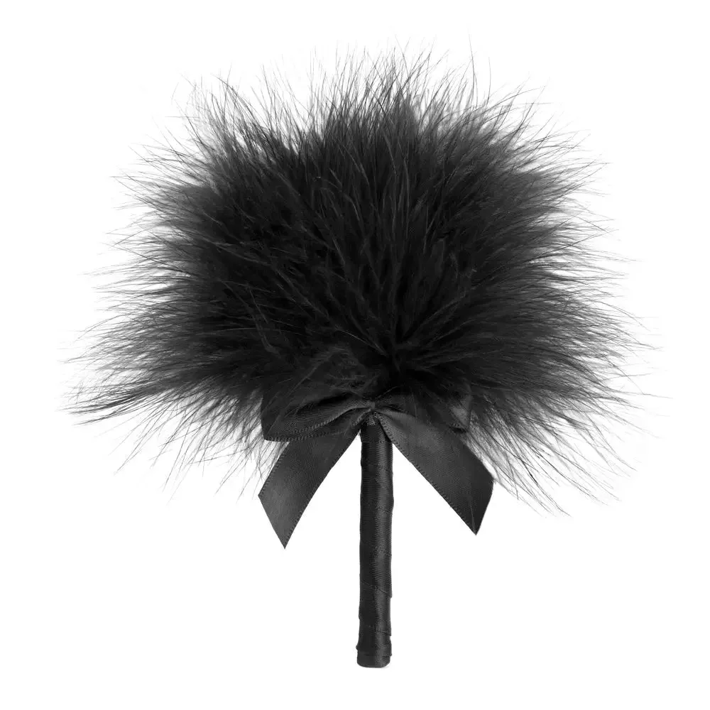 Bijoux Indiscrets Black Feather Tickler for Couples