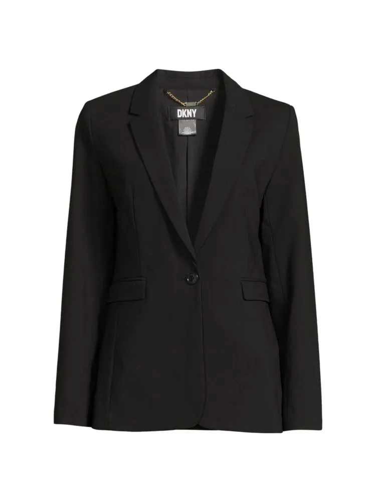 Blazer with one button Dkny, black