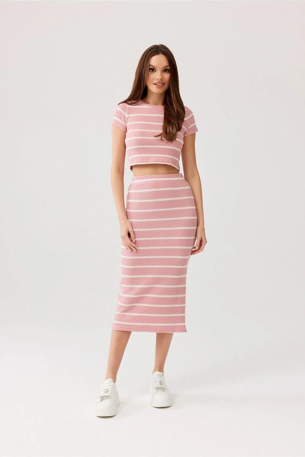 Chic Knitted Midi Skirt - Livya Elegance Collection