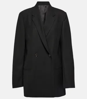 Double-breasted blazer TOTEME, black