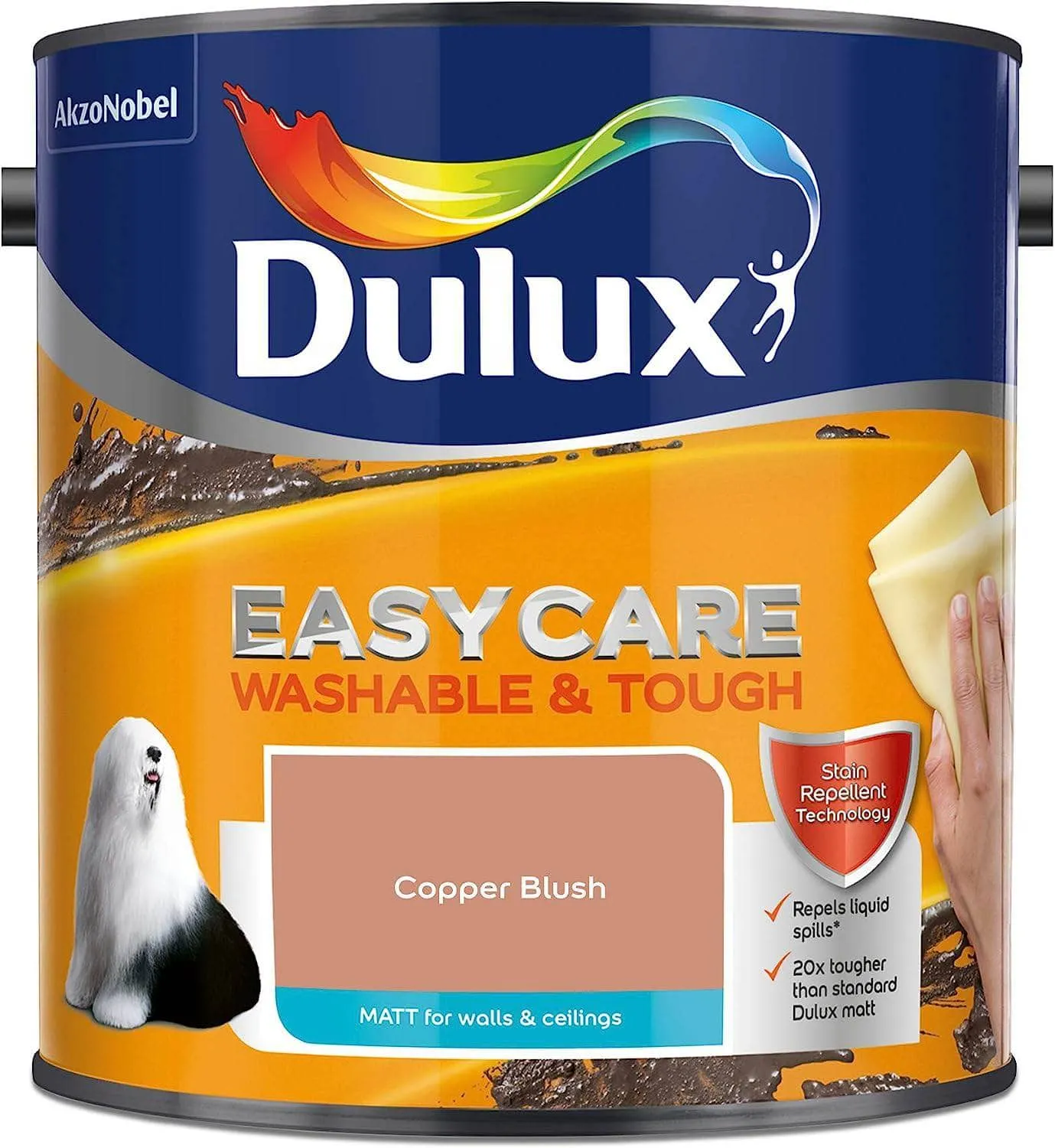 Dulux Easycare 2.5L Matt Emulsion - Copper Blush