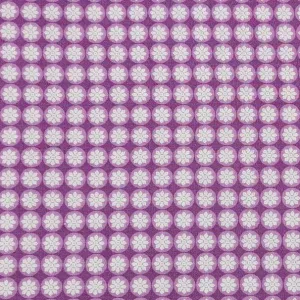 Fabric Editions Purple Floral Dots Cotton Prints