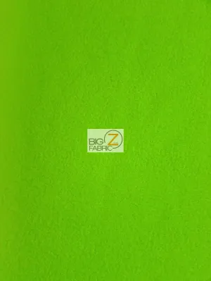 Fleece Fabric Solid / Lime Green