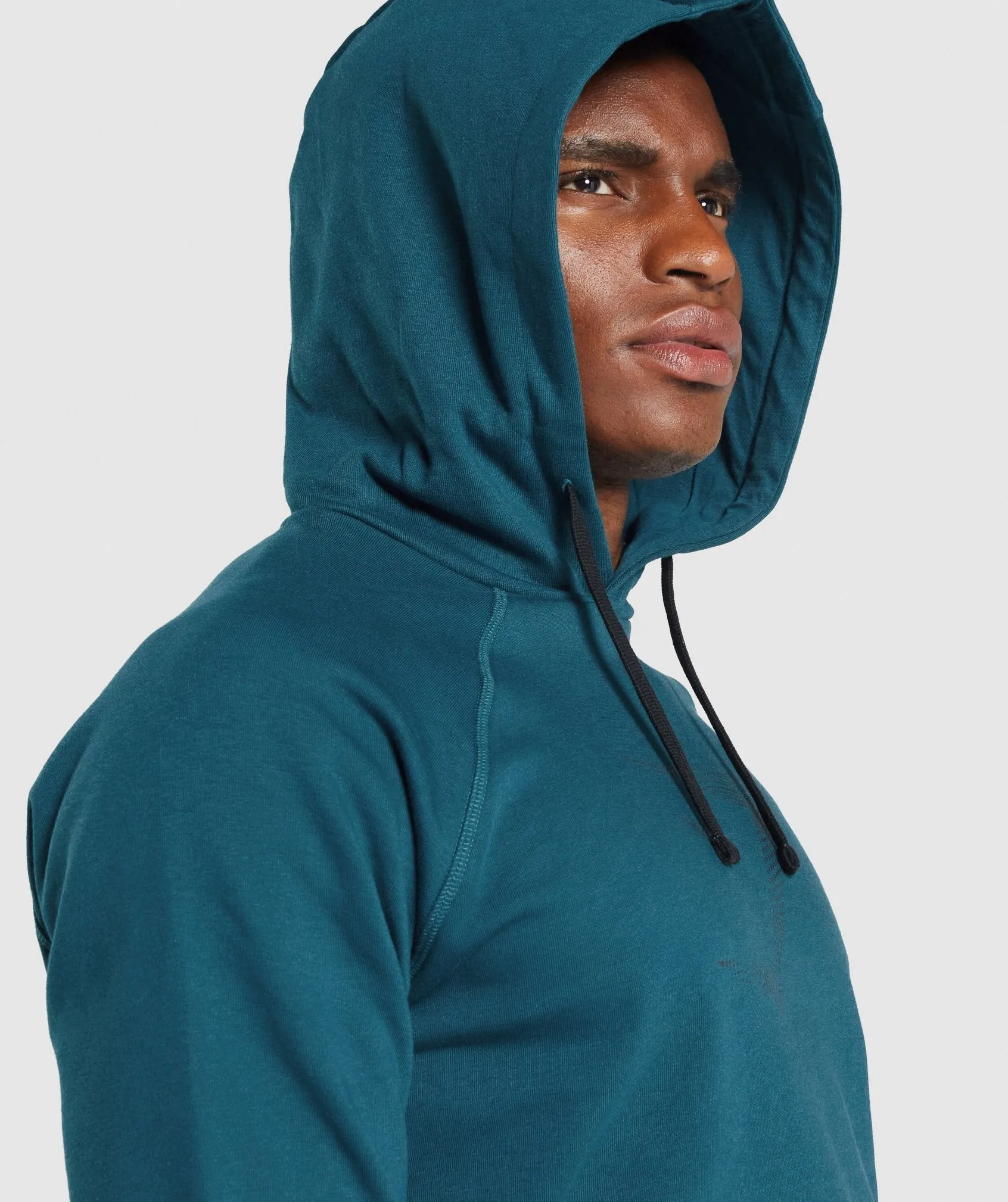 Gymshark Sharkhead Infill Hoodie - Teal