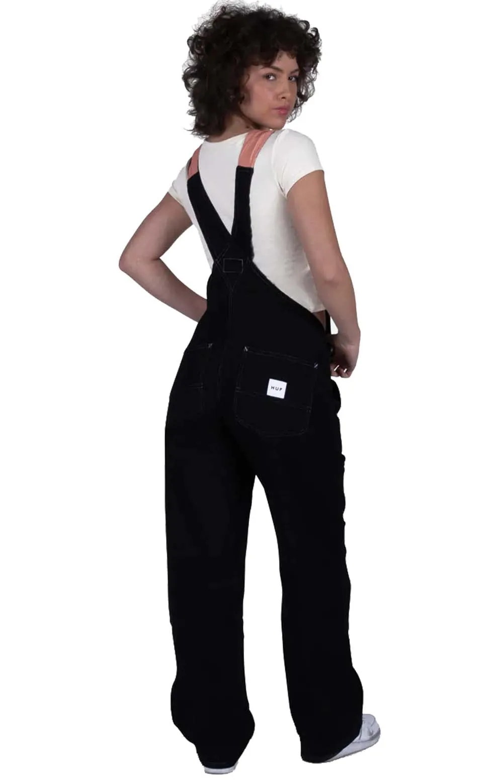 Handkerchief-Style Adjustable Overall - Black