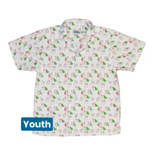 Holly Jolly Bunnies Youth Hawaiian Shirt