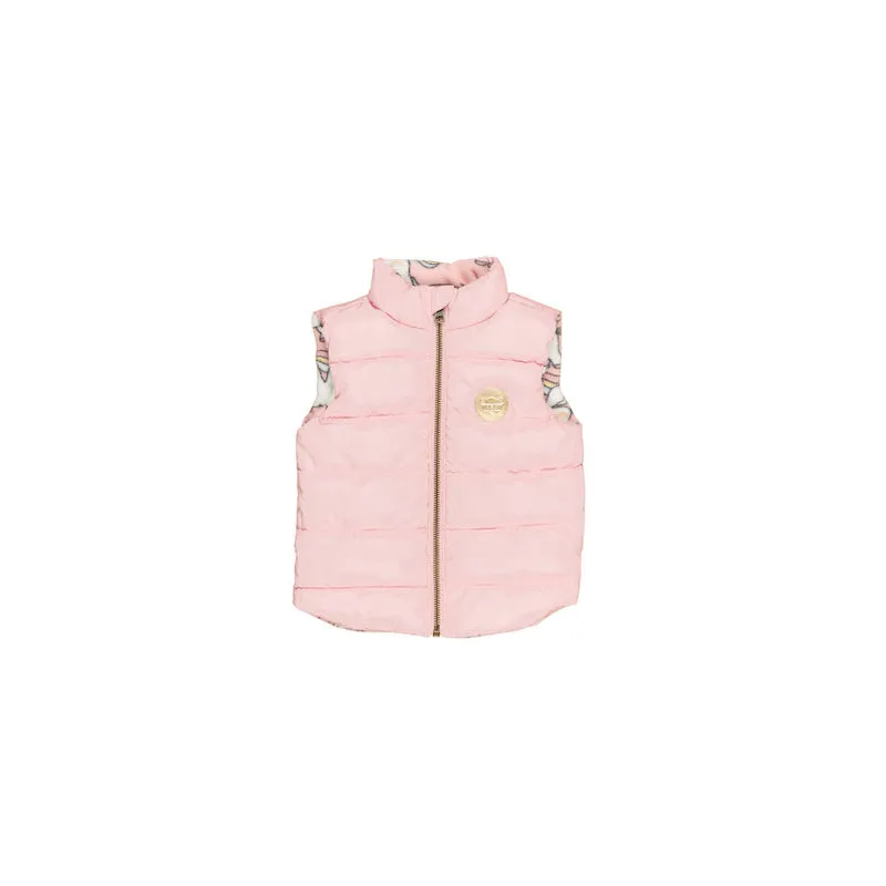 Huxbaby Magical Unicorn Reversible Fleece Vest