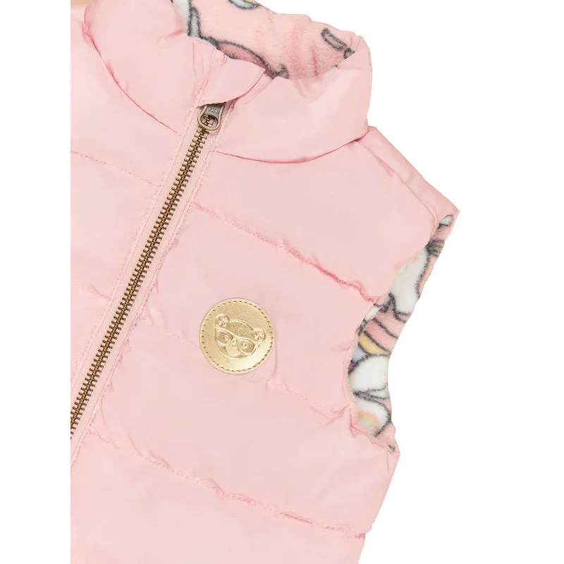 Huxbaby Magical Unicorn Reversible Fleece Vest