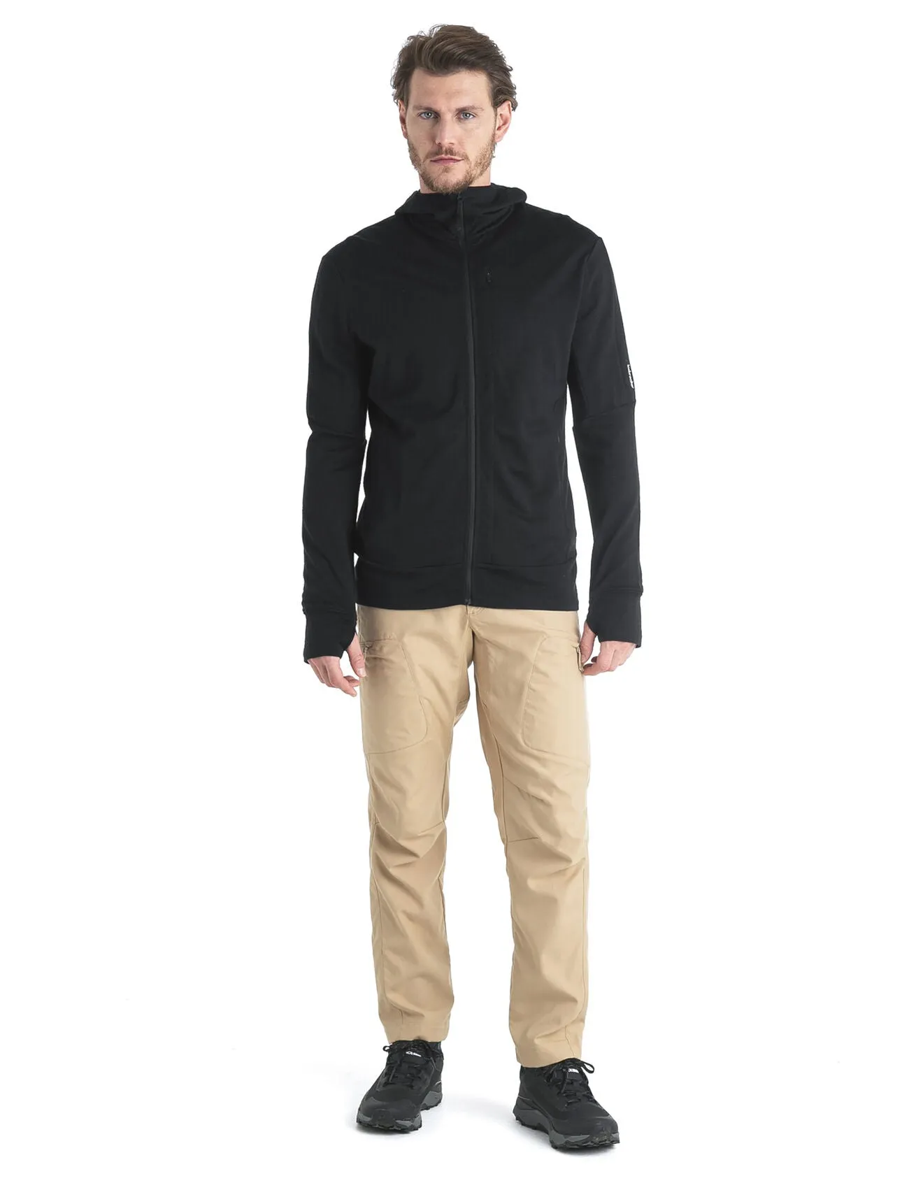 Icebreaker Quantum IV LS Zip Hoodie (Men's) Black