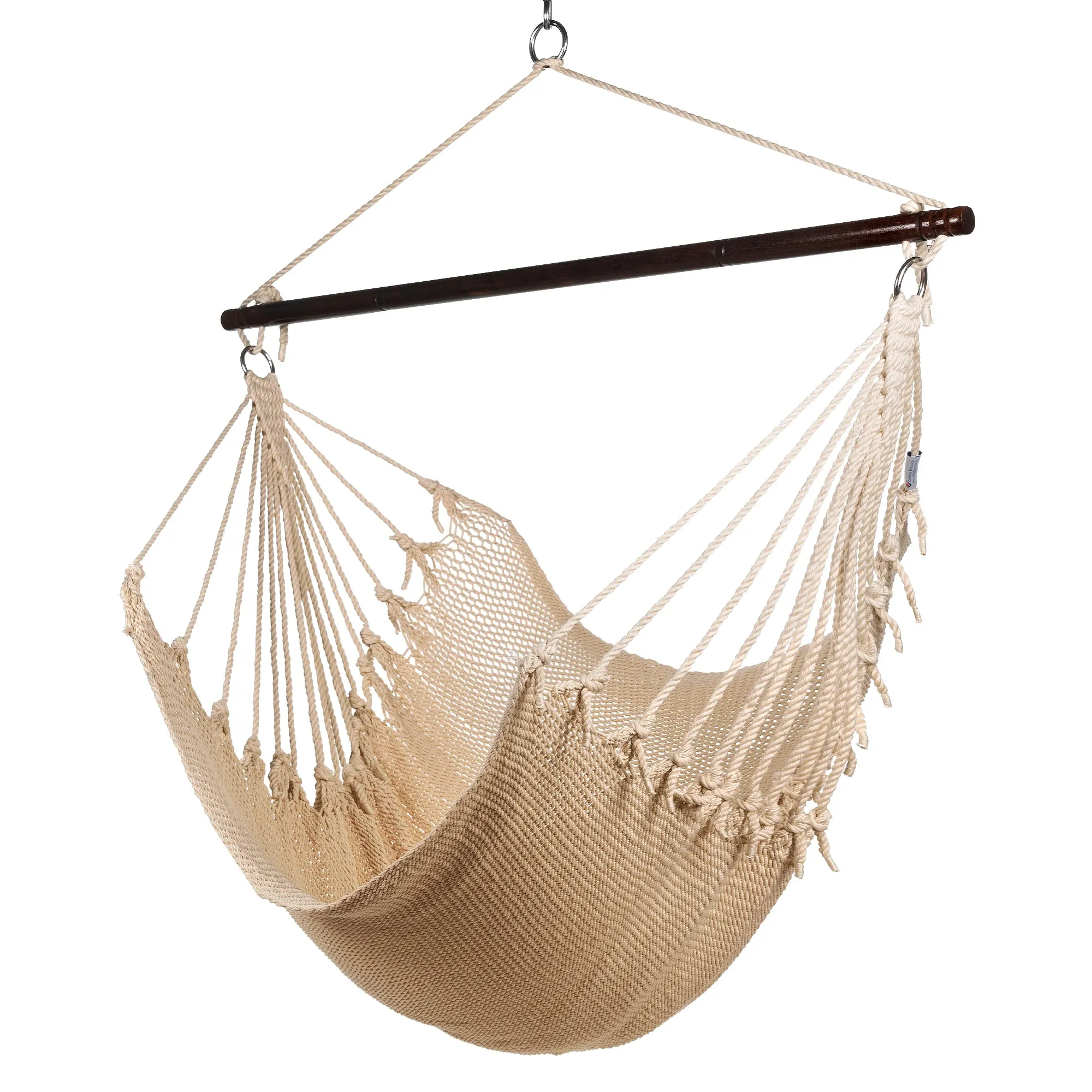 Jumbo Caribbean Hammock Chair - Cream