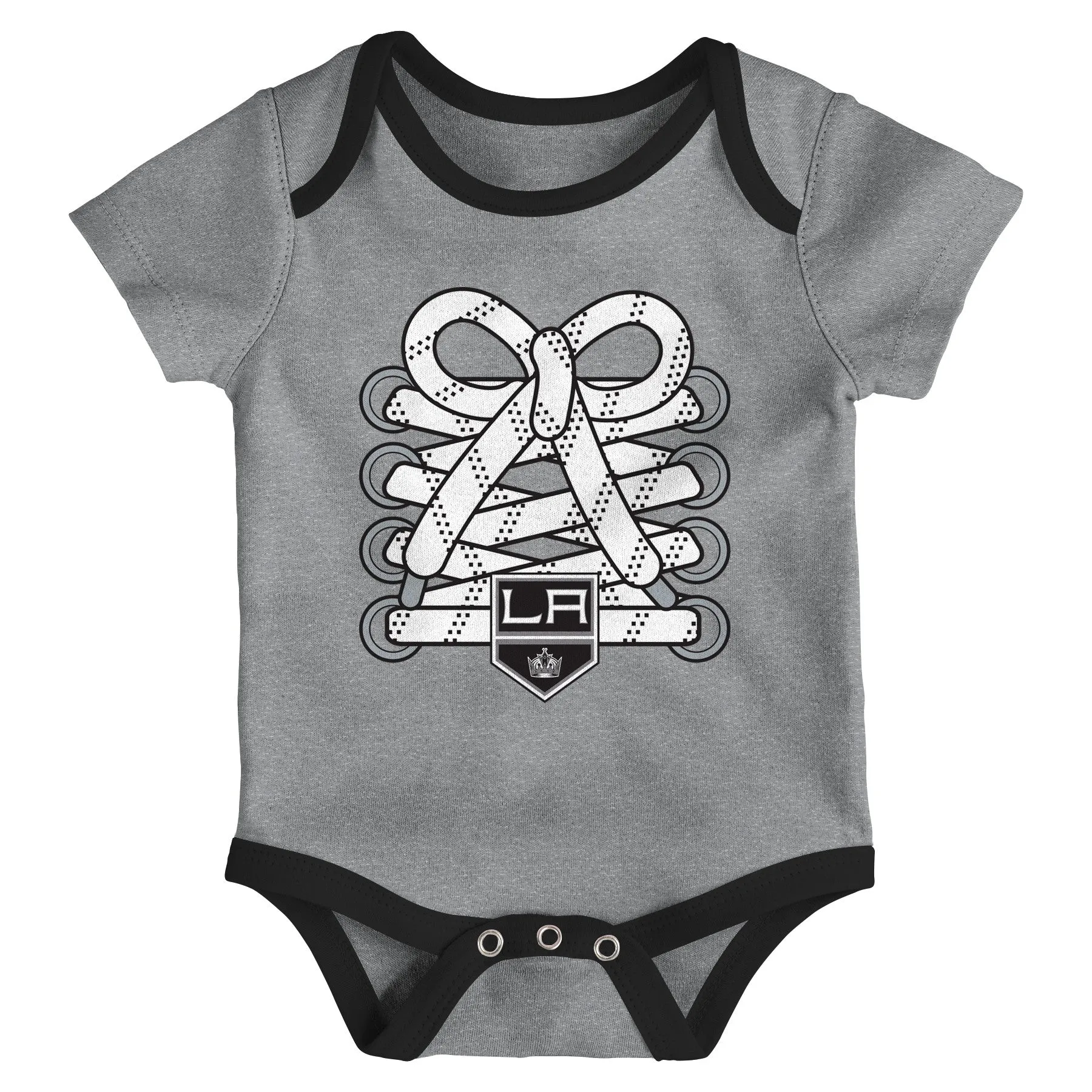 LA Kings Let's Stick Together 3-Pack Bodysuit Set