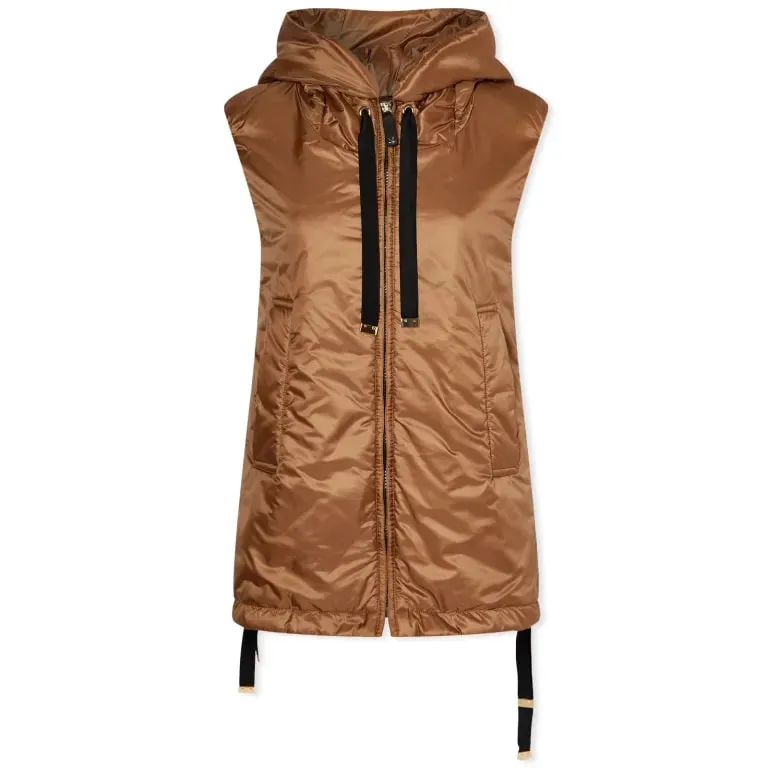 Max Mara Greengo Short Vest, brown