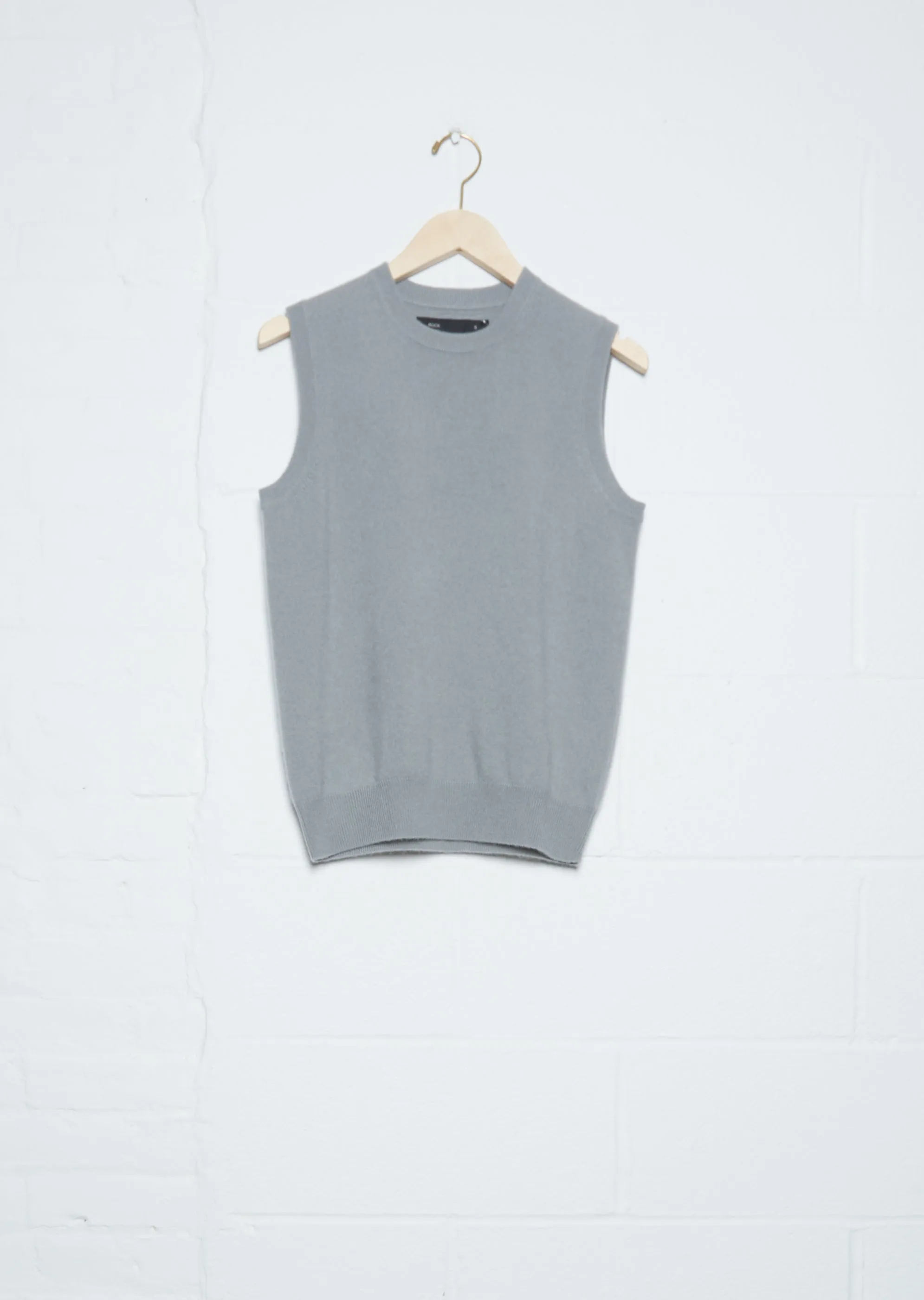 Mini Sleeveless Crewneck Sweater