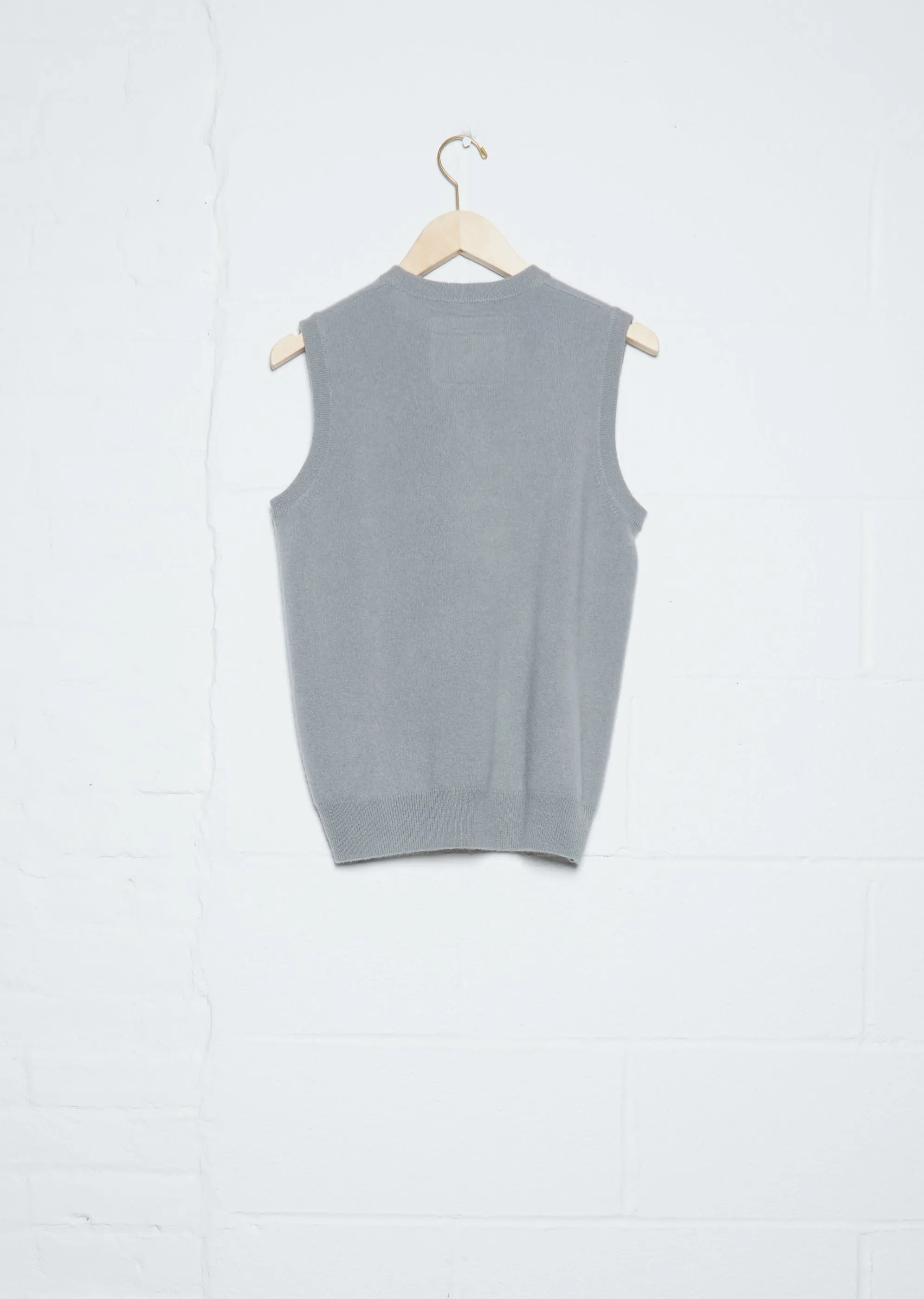 Mini Sleeveless Crewneck Sweater