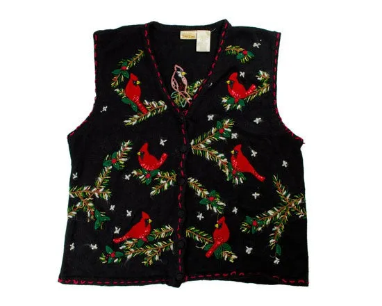 Nest On This Vest-Small Christmas Sweater