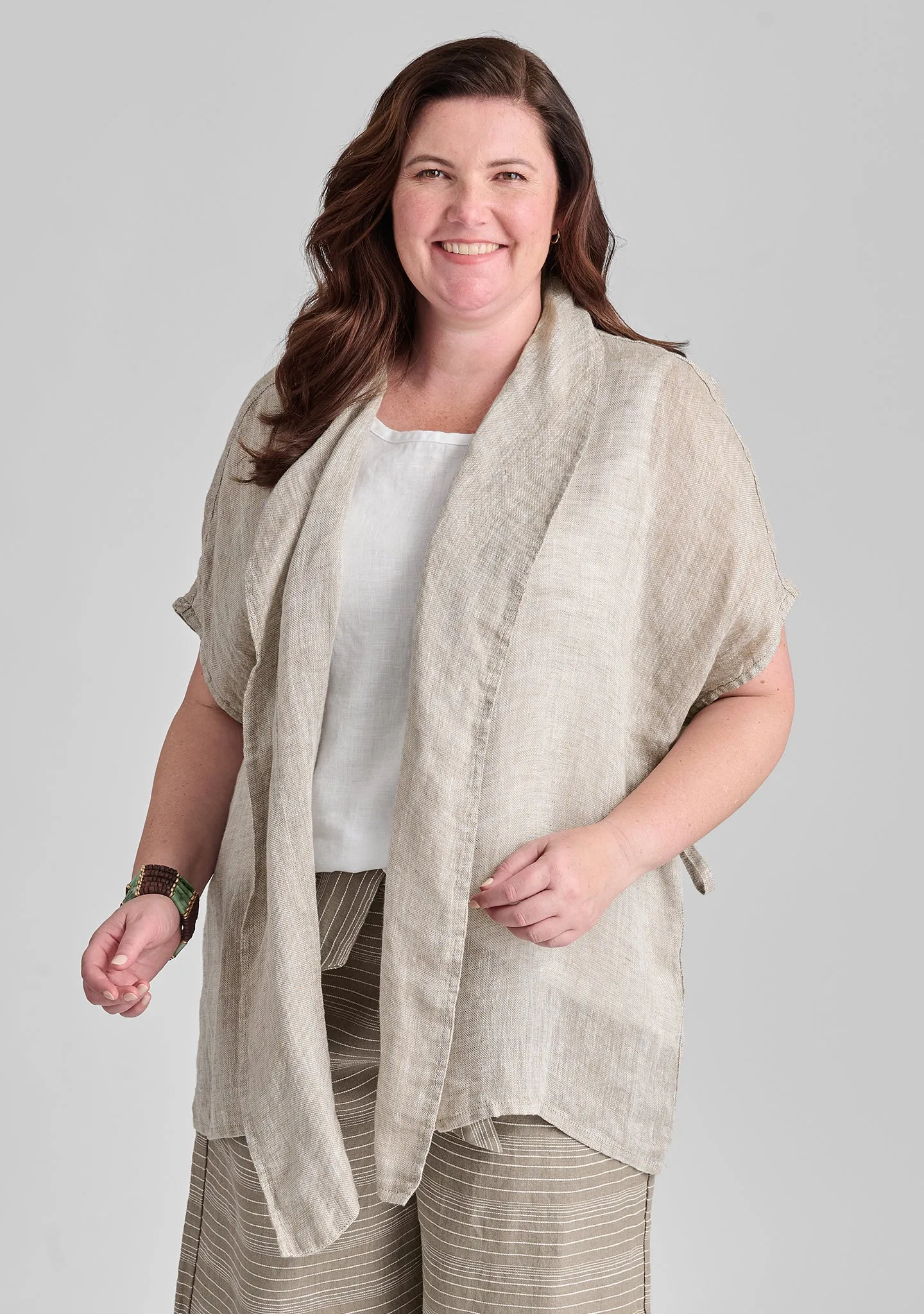 Obscure Wrap - Linen Cardigan