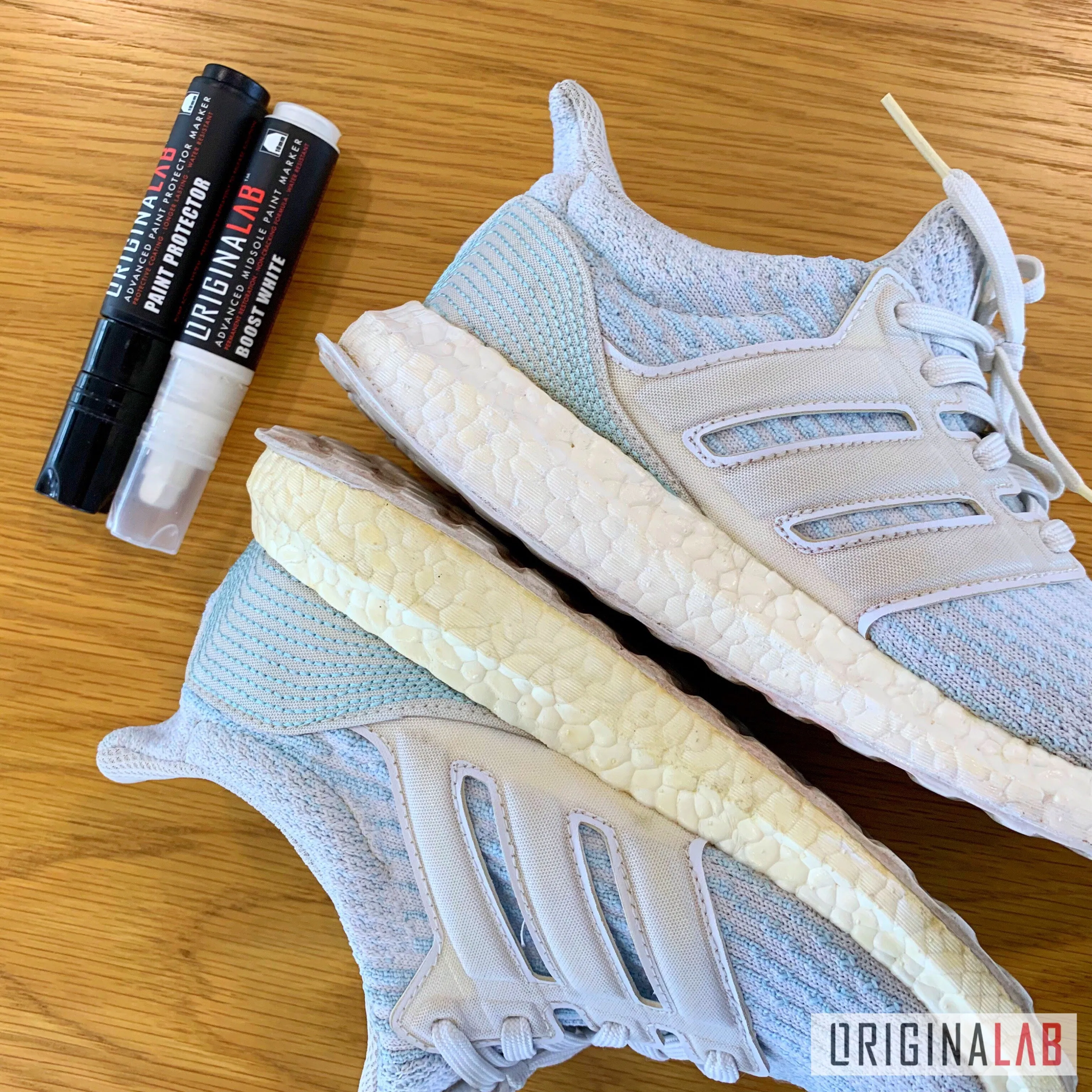 ORIGINALAB Advanced Midsole Whitener Marker Boost White