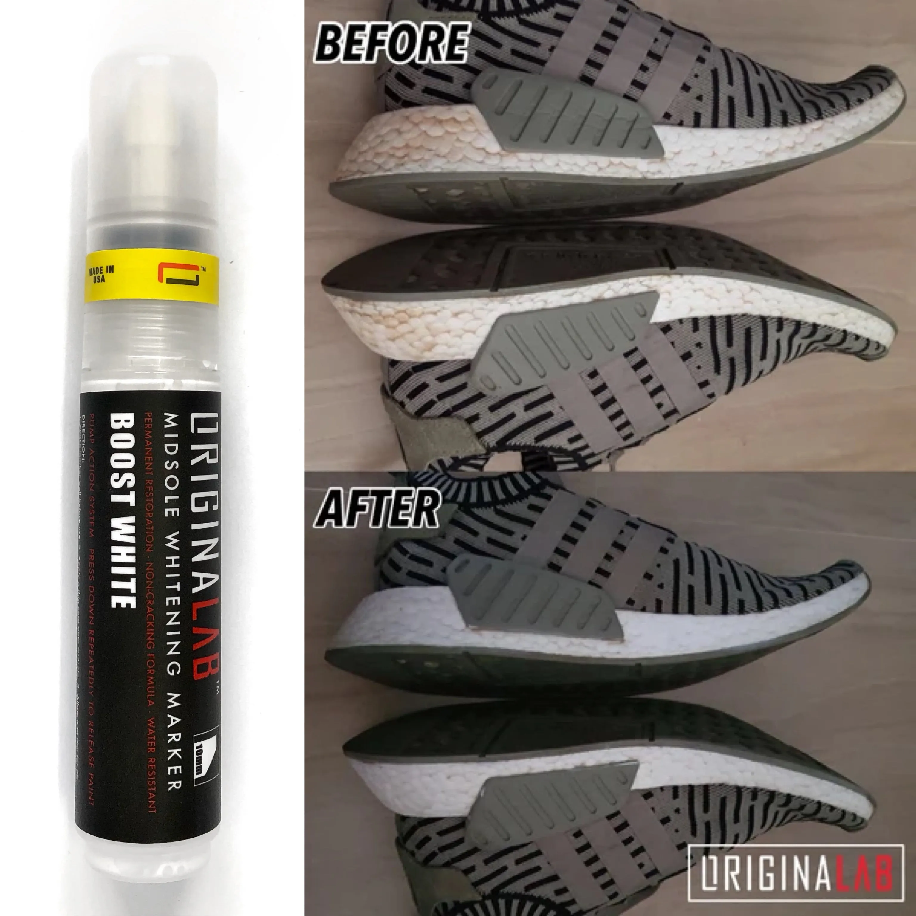 ORIGINALAB Advanced Midsole Whitener Marker Boost White