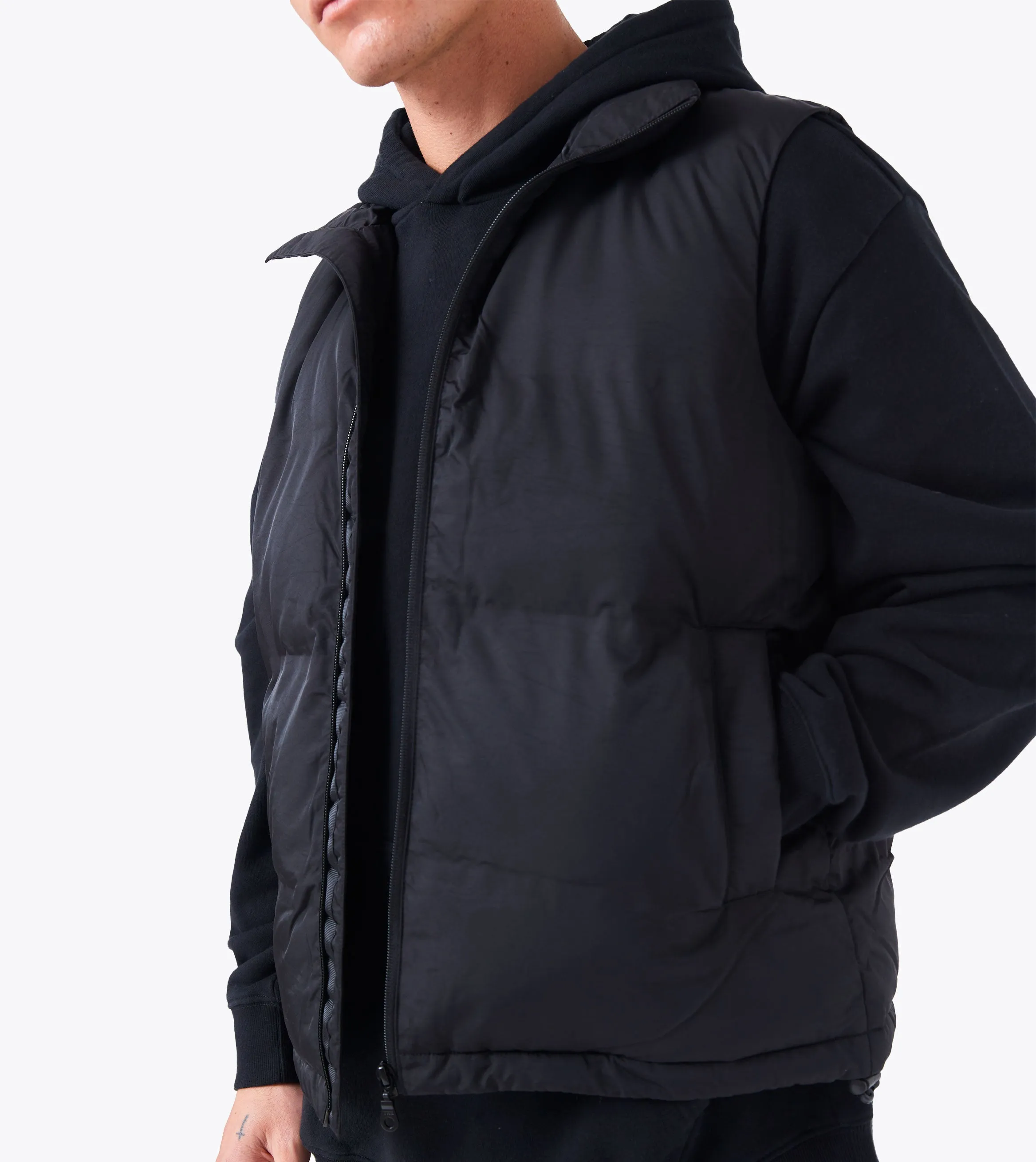 Powells Puffer Vest Black