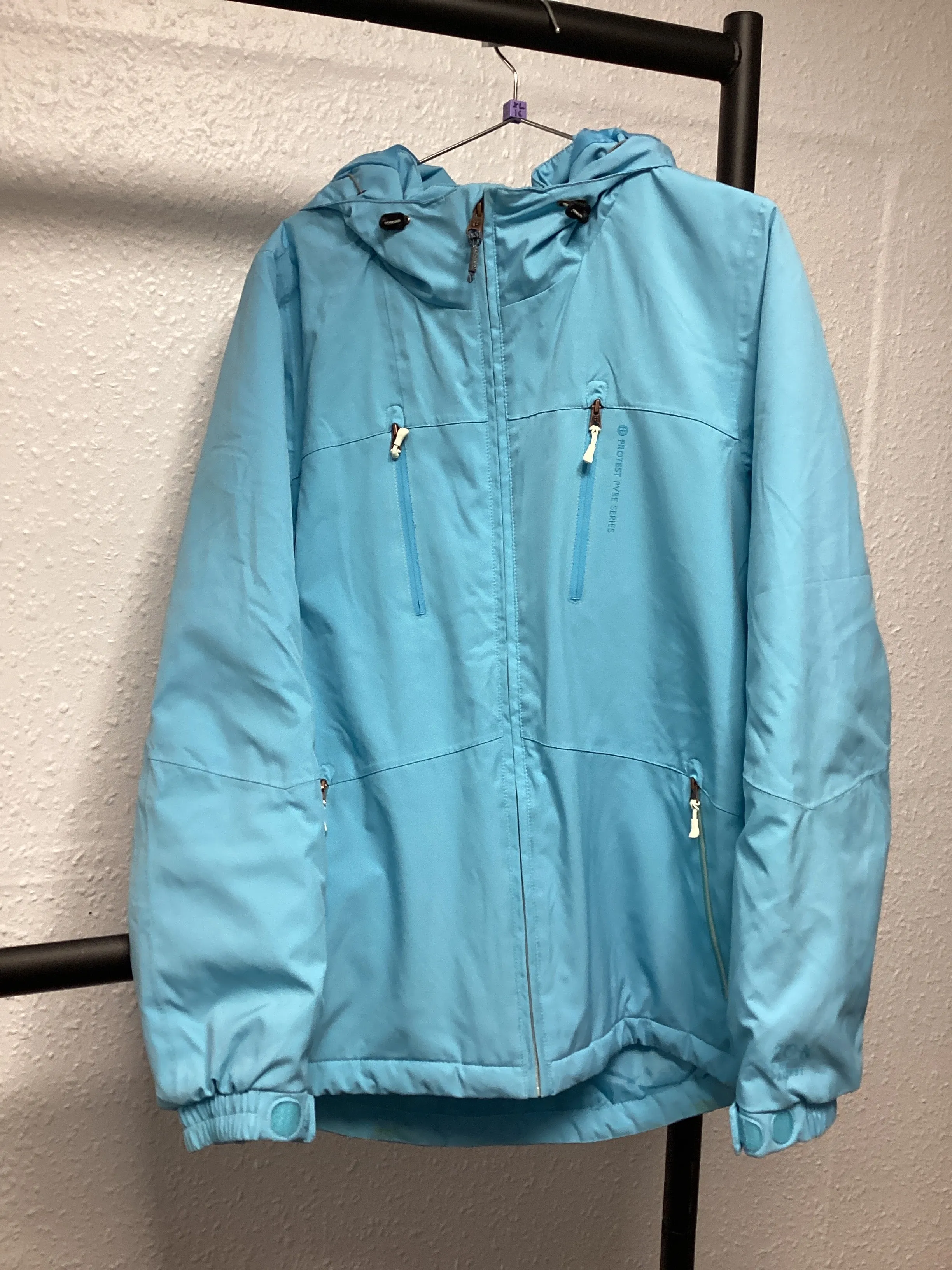 Pre-Loved Protest Kenzia Womens Snow Jacket (589) Satin Blue XL (16): Grade B