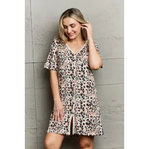 Ramona Button Down Sleepwear Dress