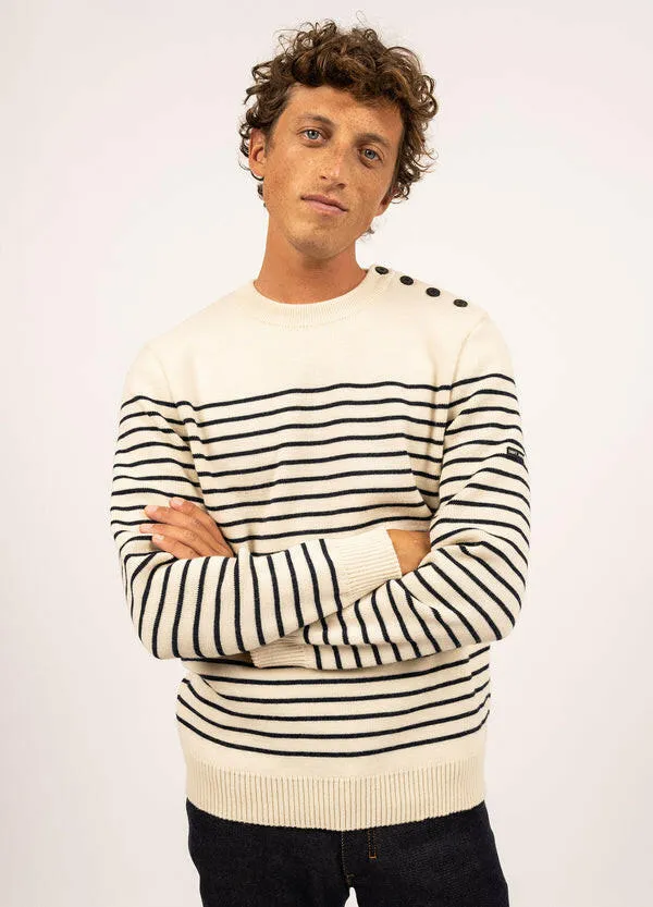 Saint James Binic striped sailor jumper Mens