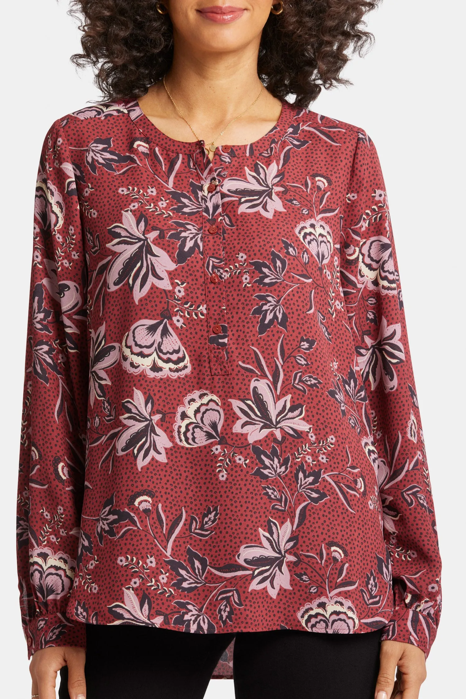 Simone Blouse - Rosa Blooms