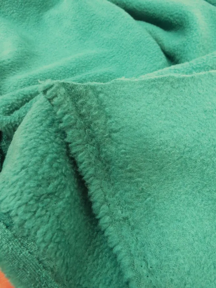 Solid Fleece Fabric / Turquoise