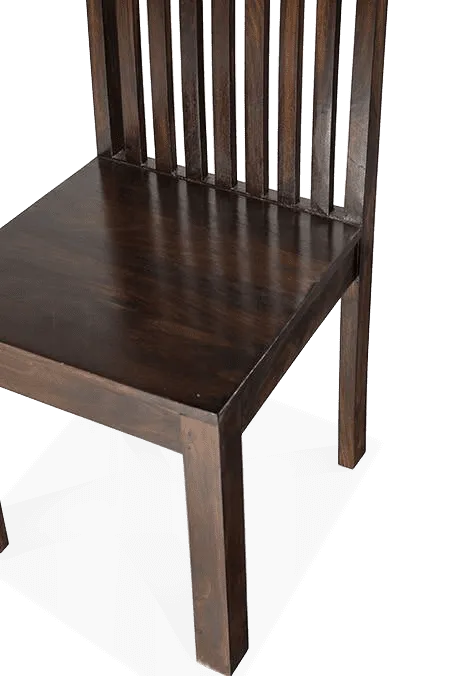 Solid Wood Cube Dining Set 6 Seater with Chairs