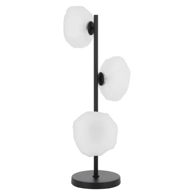 Telbix Zecca Table Lamp G9 Black Frost