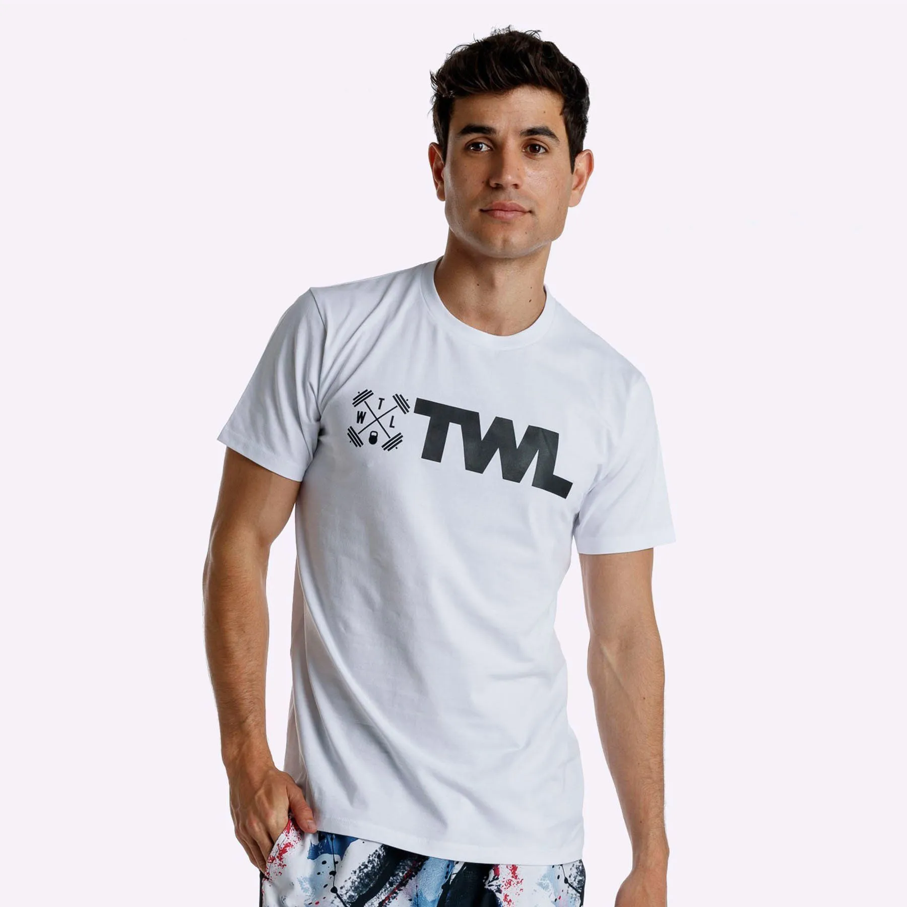 The WOD Life - Men's Classics Flux T-Shirt - White/Black