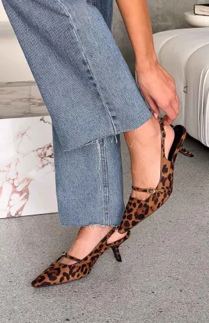 Therapy Parlour Leopard Print Heels