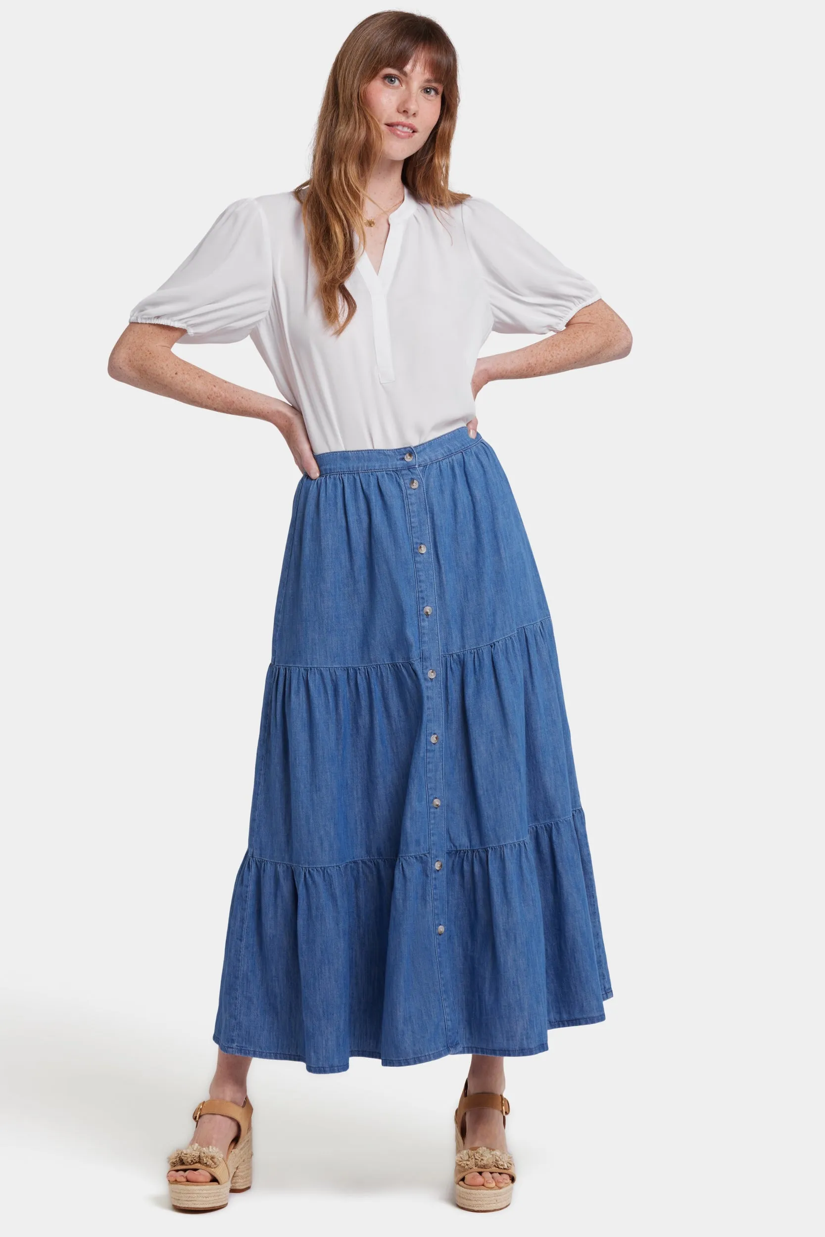 Tiered Maxi Skirt | Everly