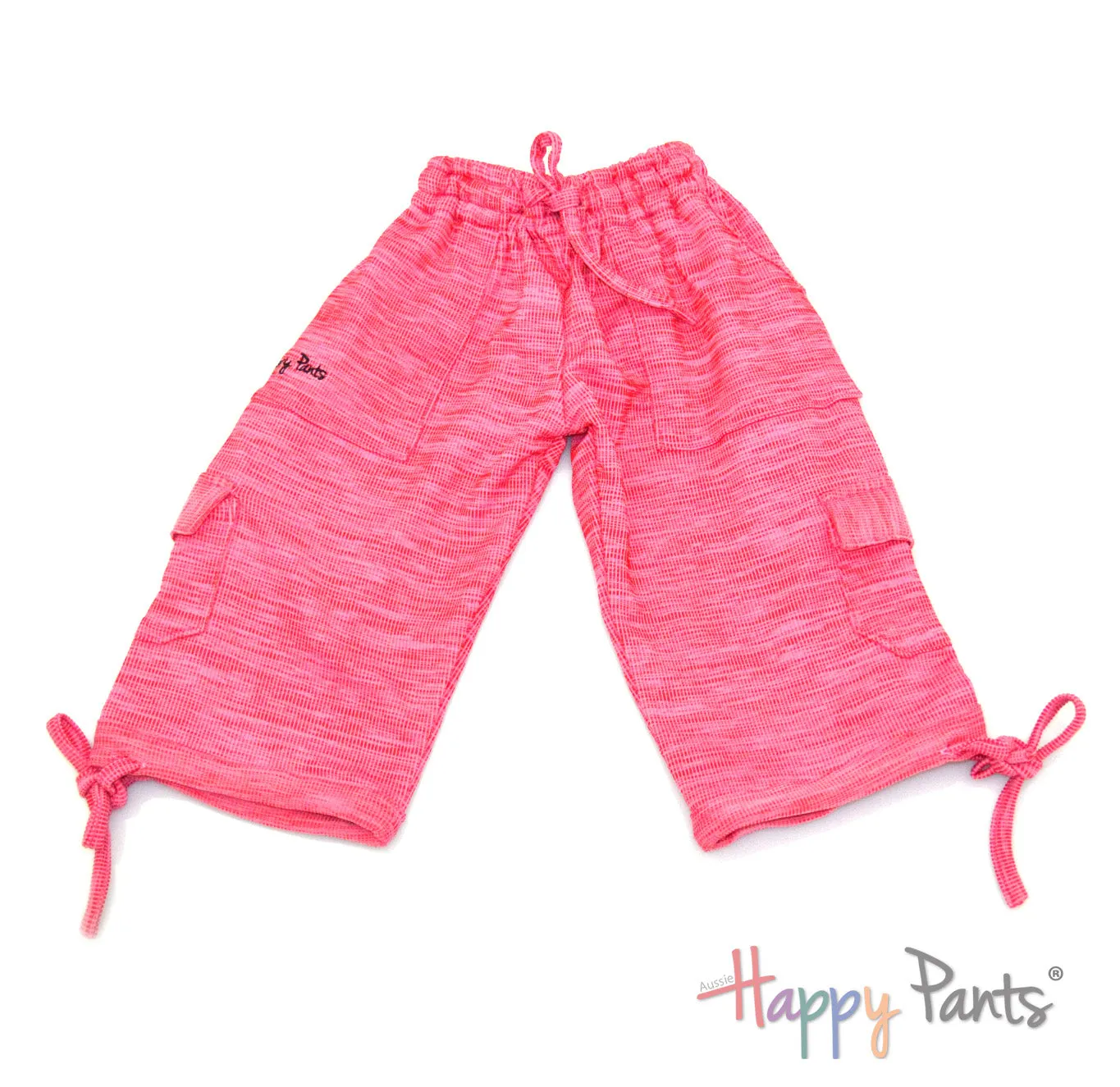 Watermelon Delight Pink Kids Boardshorts 3/4 Shorts