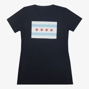 Women's Chicago Flag T-Shirt