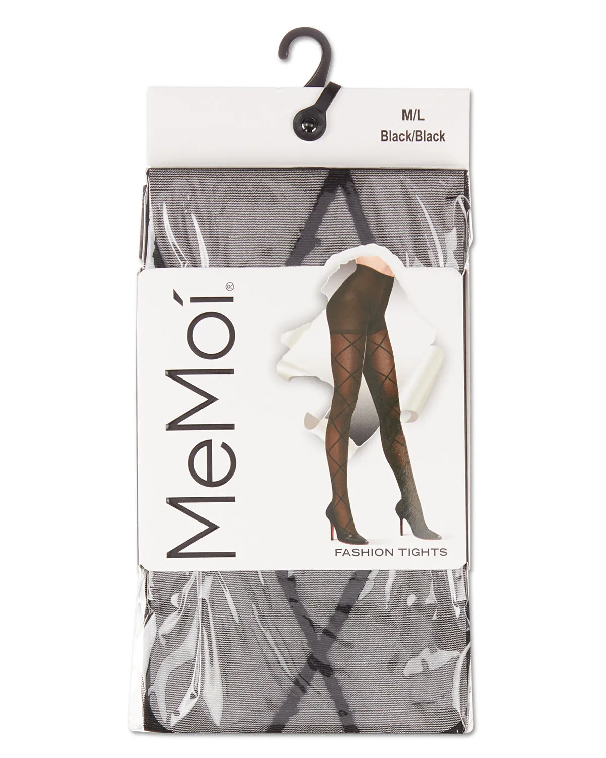 Women's Elegant Sheer Diamond-Patterned Fashion Tights