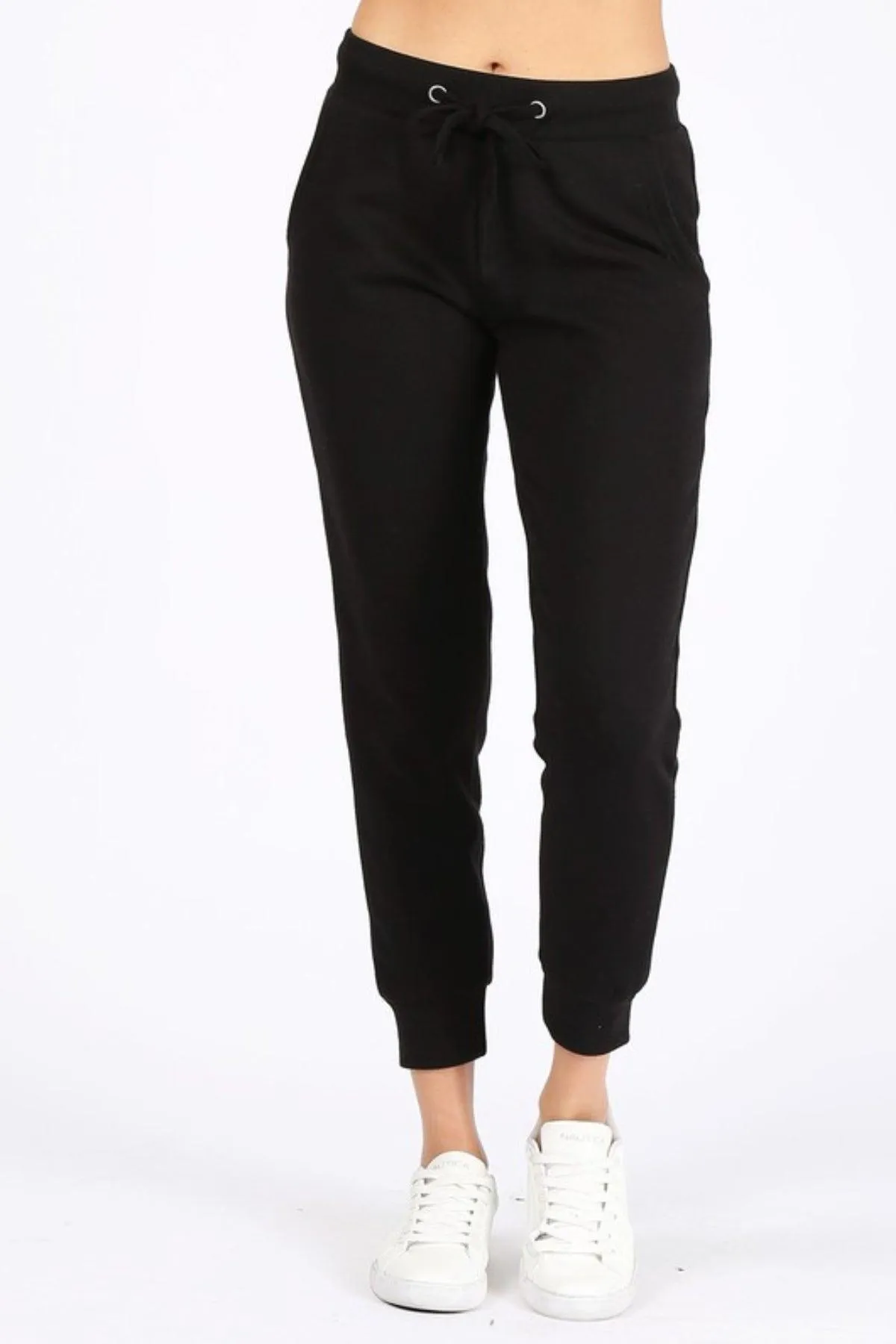 Women's Plus Size Fleece Jogger Sweat Pants